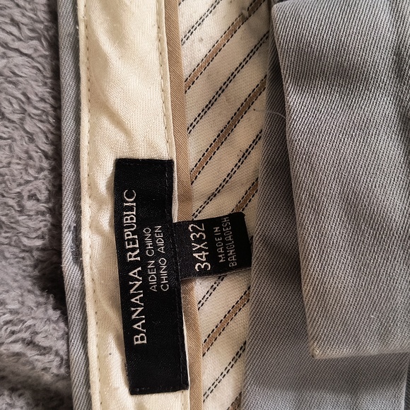 Men's light blue banana Republic pants - Picture 2 of 2